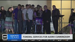 Funeral services for Audrii Cunningham take place