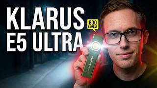 Klarus E5 Ultra Review: The Ultimate Slim Triple-Light EDC Flashlight (800 Lumens)