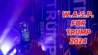 W.A.S.P. Ended Their Album One Alive N.Y.C. Show W/ Tribute To Donald Trump 11/16/24 Blind In Texas