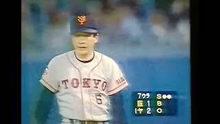 1995ヤクルトスワローズ山田勉　高津臣吾VS読売ジャイアンツ斉藤雅樹　神宮球場　マック　松井秀喜　秦真司　広永益隆　土橋勝征　オマリー