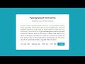 Typing Speed Test Game in HTML CSS & JavaScript | ABS Prog