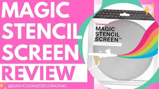 Magic Stencil Screen Review for Airbrush Cookies | Worth it for Cookie Airbrushing?!