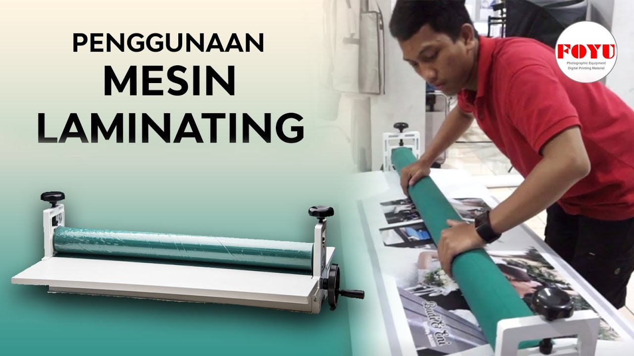 TUTORIAL PEMAKAIAN MESIN LAMINATING - YouTube