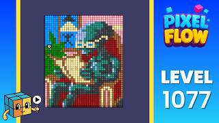 Pixel Flow Level 1077 Walkthrough Solution