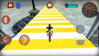 Mega Ramp Bike Stunts GT - Gameplay Android game - tricky bike stunt games