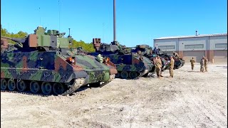 Spartan Brigade modernized M2A4 Bradley Fighting Vehicles