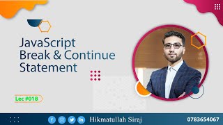 Lec #0018 JavaScript Break & Continue Full explanation