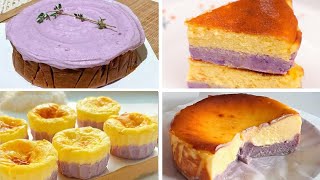 Satisfying Relaxing Video|🥮🍲🎂🍪Make Everything With Taro - Taro Ice Cream, Custard Cakes|Asmr|Tiktok