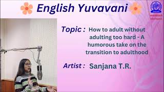 English Yuvavani :  Artist :- Sanjana T.R.