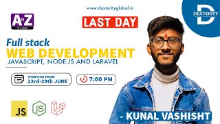 [LIVE]DAY 07 FULL STACK WEB DEVELOPMENT using JavaScript,Nodejs\u0026Laravel|COMPLETE 7days free bootcamp