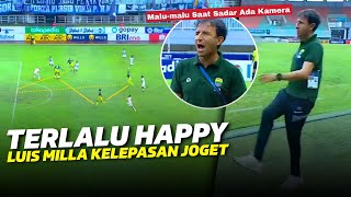Luis Milla Sampe Joget Kegirangan ‼️ Lihat Gol Tiki Taka Ciamik Persib Bandung ke Gawang Dewa United