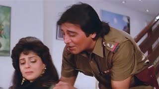 Dil Ghabrata Hai- Police Aur Mujrim 1992-Full HD Video Song-Vinod Khanna-Nagma