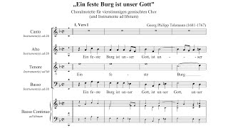 Telemann - Ein feste Burg ist unser Gott, TWV 8:7