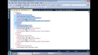 SQL Server 2012 - Working with XML