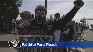 Oakland Raiders Fans Disappointed By Team's Move