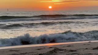 Stunning Ocean Sunset With Soothing Ocean Sounds | Beat Insomnia \u0026 Fall Asleep Fast | 10 Hours