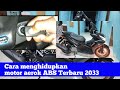 Cara menghidupkan motor aerox abs terbaru 2023 #shorts #aerox #2023