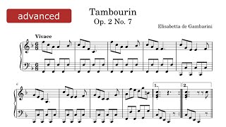 Tambourin Op. 2 No. 7 - Elisabetta de Gambarini