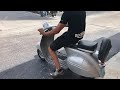 1963 vespa vnb 125 start idle walkaround riding