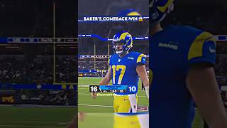 Baker Mayfield LEADS COMEBACK WIN in his Rams DEBUT 🤯 #shorts