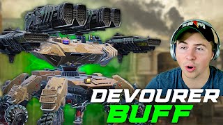 Pixonic Just Made The Devourer WAY Stronger... Big HP \u0026 Ability BUFF vs Mauler | War Robots