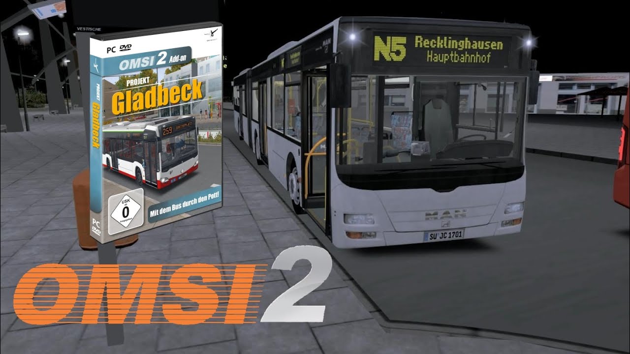 OMSI 2 Testarena #017 [HD] - AddOn Projekt Gladbeck, Linie NE5 (1/2 ...