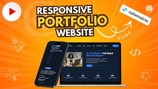 🚀 Build a Responsive Developer Portfolio Website with Tailwind CSS | Personal Portfolio Design 2025