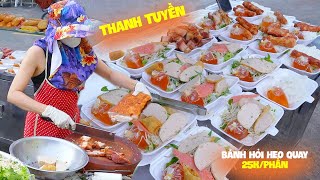 Phát hiện xe bánh hỏi heo quay 25k/dĩa đầy ú nụ - Vi Na TV