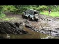 《crosscountryjeeping》三菱ジープ 2016年8月.スタックランドでスタック