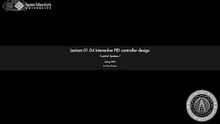 01.04 Interactive PID controller design