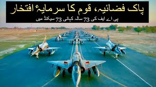 73 Years of Pakistan Air Force in 73 Seconds | PAF Promo