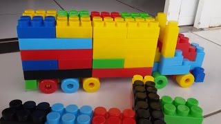 Toy truck (how to make a truck with building blocks)