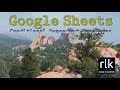 Conditional Dependent Dropdowns in Google Sheets