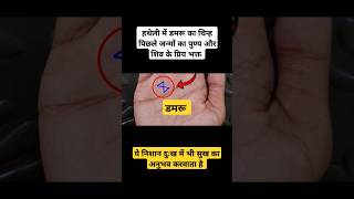 हथेली में डमरू का चिन्ह पिछले जन्म के संचित पुण्य कर्म। #damrukachinh #palmistry #hastrekha #viral