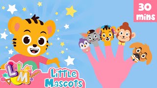 Finger Family + Colors Of The Rainbow + More Little Mascots Nursery Rhymes & Kids Songs