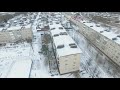 Поселок 31 октября и Военный городок зимой