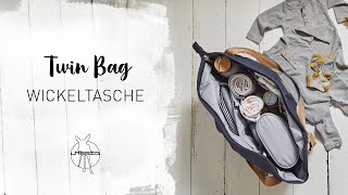 Wickeltasche Twin Bag | Die clevere Wickeltasche für Zwillinge, Ausflüge \u0026 Co. | LÄSSIG