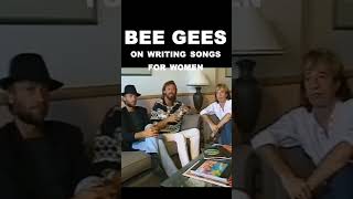 BEE GEES interview on writing songs for women #shorts  #beegees #love #brothers #barrygibb #gibb
