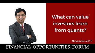 What can value investors learn from quants?