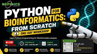 🔴 LIVE: Python for Bioinformatics Workshop (From Scratch) 🧬🐍