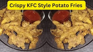 How To Make Crispy Potato Zinger Fries Recipe at Home | KFC Zinger Fries |