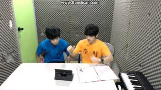 [17TV] 130625 Seungcheol and Mingyu singing Blue