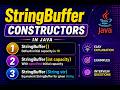 StringBuffer Constructors inJava|StringBuffer(),StringBuffer(int capacity), StringBuffer(String str)