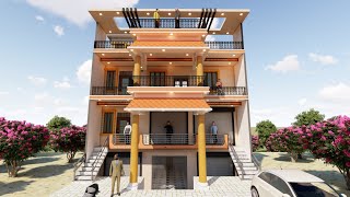 Market में ऐसा नक्शा बनाओ सब देखते रहेंगे , 35X35 House Plan Market Ka Naksha , Basement Ka map