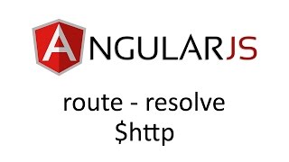 Control $http request with Angular JS route resolve - SPA Laravel & AngularJS