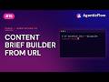 Codex + AF CLI #15: Content Brief Builder From URL