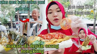 MAKAN DIDEPAN ORANG HONGKONG‼️REASI ORANG CINA  BIKIN KAGET TKW MAKAN PORSI BANYAK