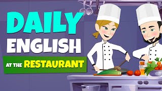 SPEAK English With Daily Conversations | At The Restaurant