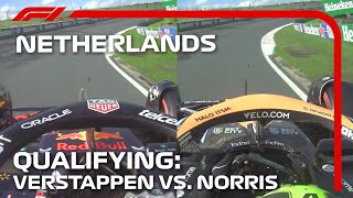 Verstappen Vs. Norris | Qualifying Head To Head | 2023 Dutch Grand Prix