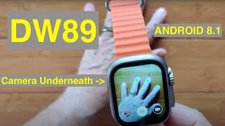 VALDUS DW89 Apple Watch Ultra Shaped Android 8.1 4GB/64GB 4G Camera Smartwatch: Unbox \u0026 1st Look